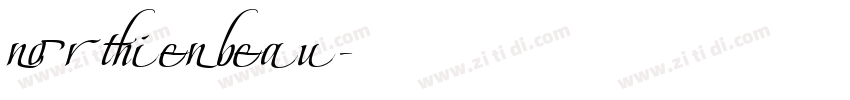 northien beau字体转换